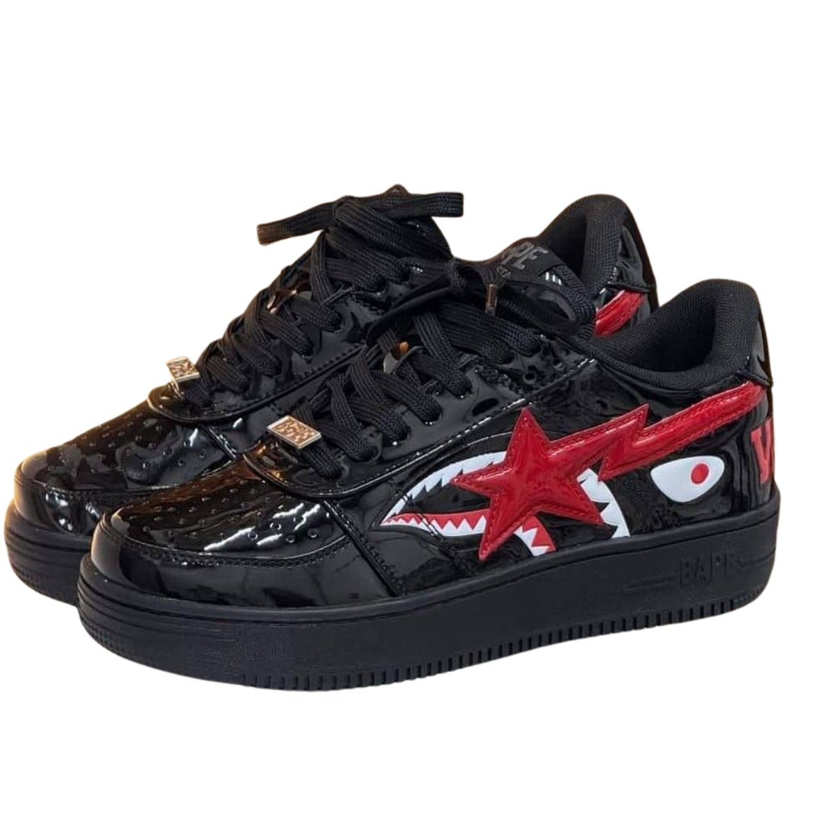 zapatillas bapesta shark black low para hombre color negro de uso diario en Cartagena Bolivar Colombia. Compra en onlineshoppingcenterg con envío rápido y pago contra entrega.